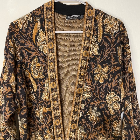 Peruvian Connection Andhra Kimono light weight pima cotton cardigan XL - Picture 6 of 12